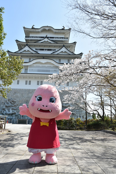 勝山城博物館と勝山市のキャラクター：チャマリン