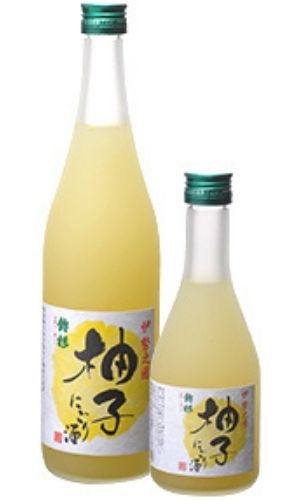 河武醸造のリキュール「柚子 にごり酒」