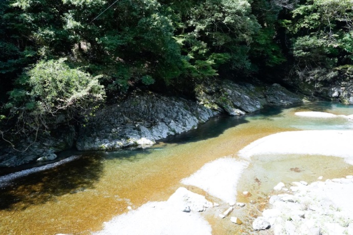 奈良県川上村にある吉野川の写真