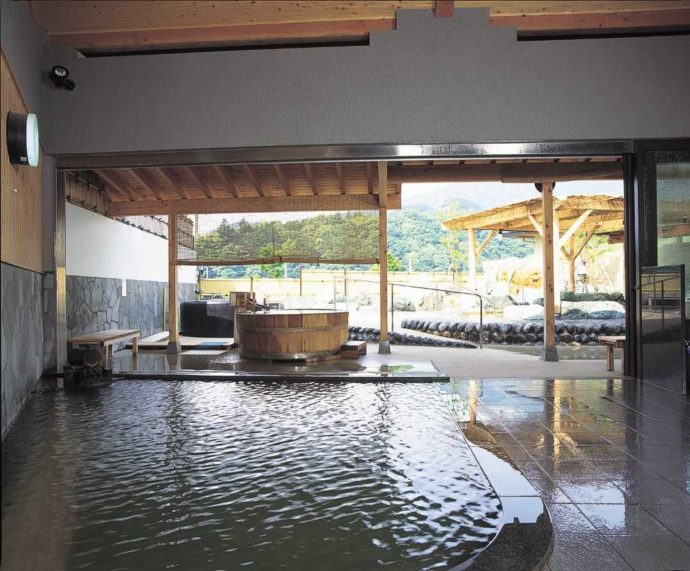 静岡県島田市にある道の駅「川根温泉」の内風呂