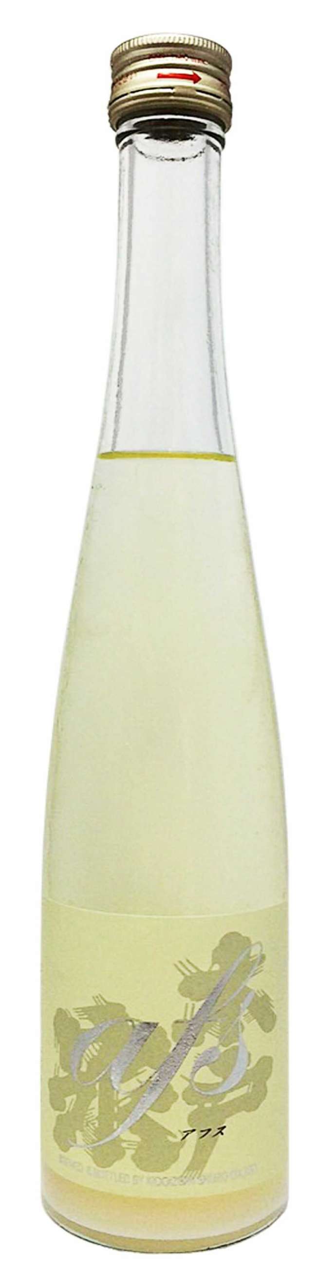 日本酒初心者にもおすすめなアフススパークリングのボトルの写真