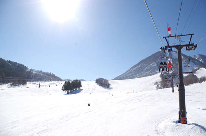 木島平スキー場のゲレンデの写真
