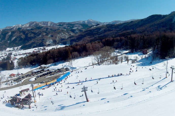 木島平スキー場のこども専用ゲレンデの写真
