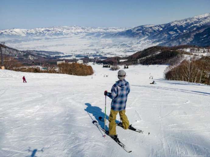 北信州木島平スキー場からの光景