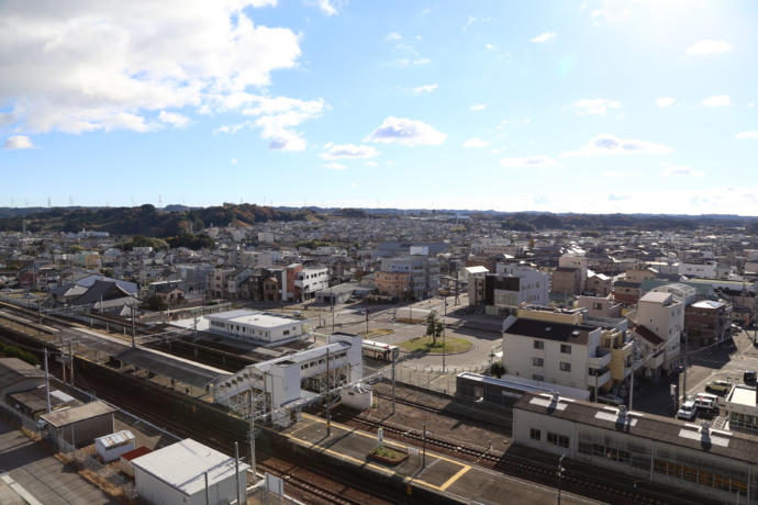 菊川市の住宅街の写真