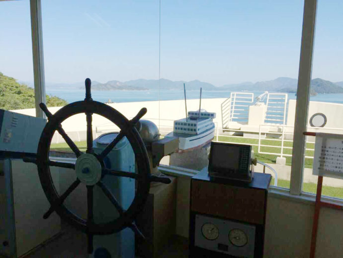 展望台から見る瀬戸内海の景色