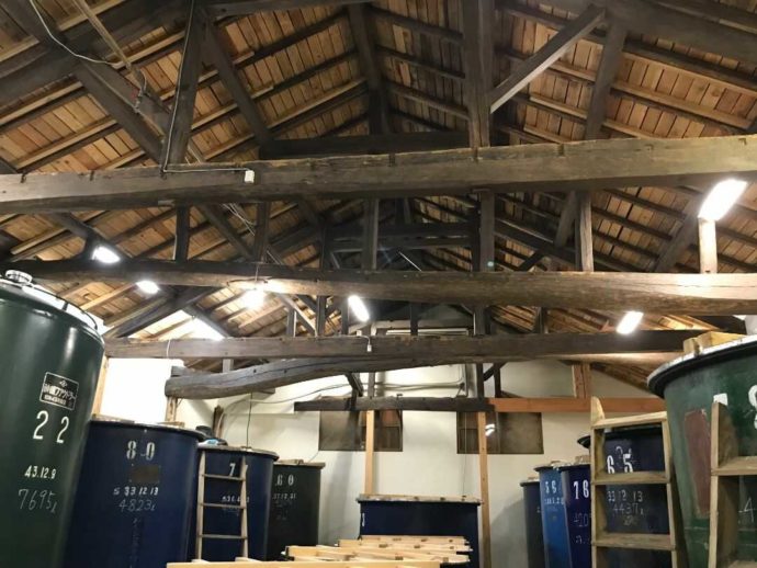 木次酒造蔵内の発酵室