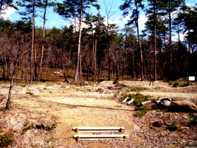 「道の駅 喜多の郷（きたのさと）」に隣接する「もりっこの里 中山森林公園」のテントサイト