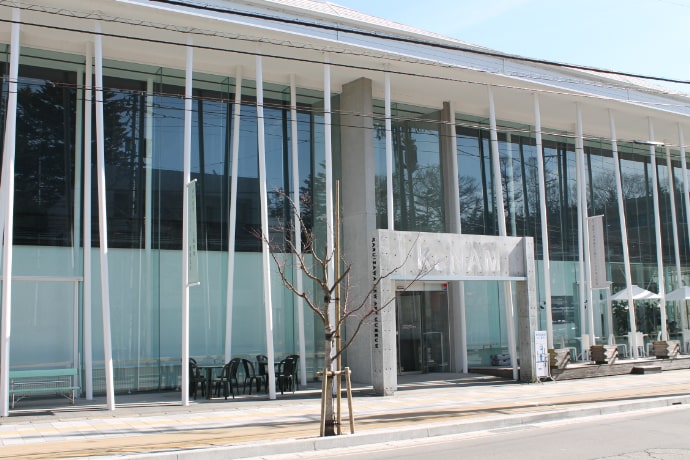 軽井沢ニューアートミュージアムの入口