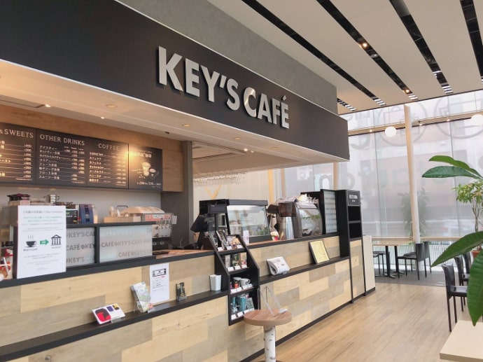 軽井沢ニューアートミュージアムに併設されているKEY'S CAFE