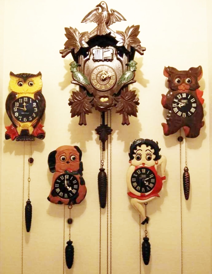 神戸時計デザイン博物館にある掛け時計