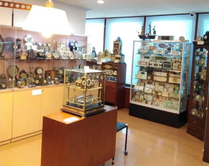 神戸時計デザイン博物館の展示風景