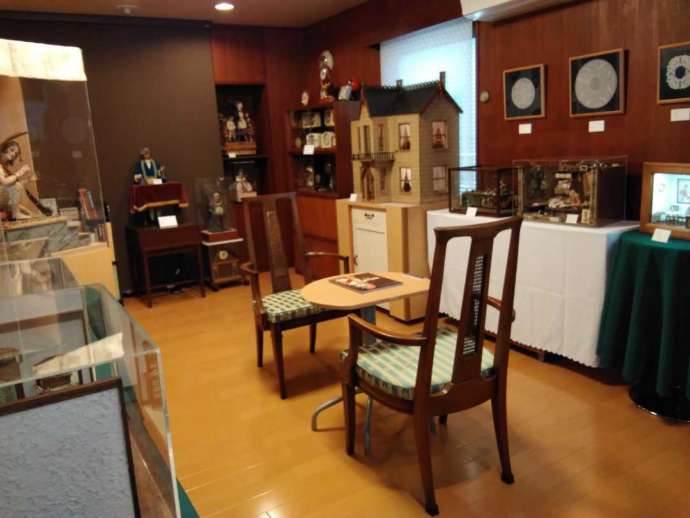 神戸時計デザイン博物館の展示室