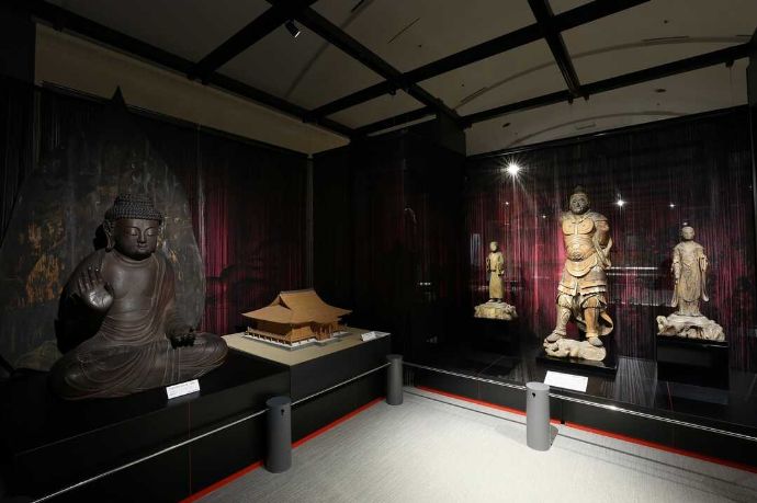 高知県立歴史民俗資料館の3F総合展示室「仏の間」