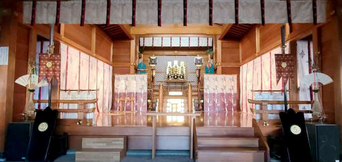 駒林神社の拝殿