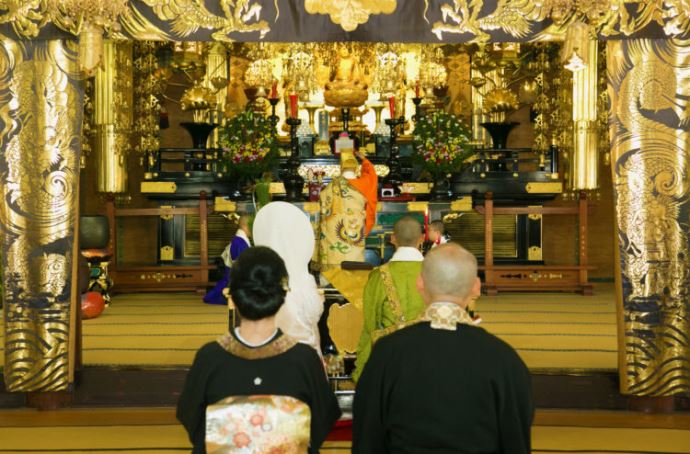 光明寺の仏前結婚式