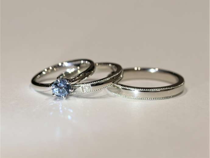 婚約指輪と結婚指輪セットリング