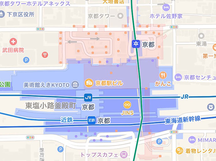 京都駅地図