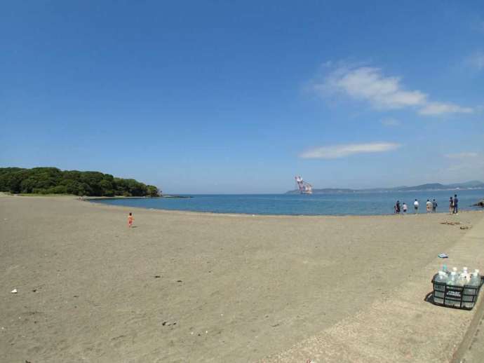 沖ノ島海水浴場の風景