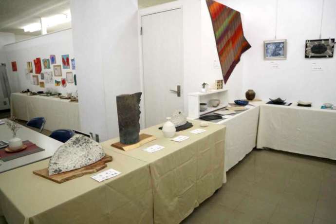 めんこい美術館で開催された正覚坊窯陶芸展