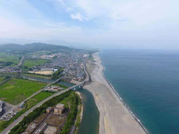 御浜町の航空写真