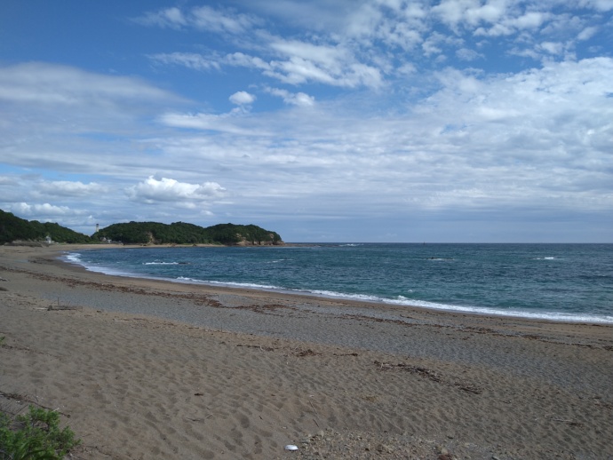 千里の浜の風景