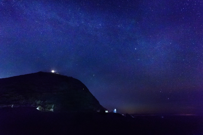 室戸岬周辺の星空風景