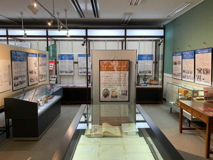 島根大学総合博物館アシカル展示物の様子