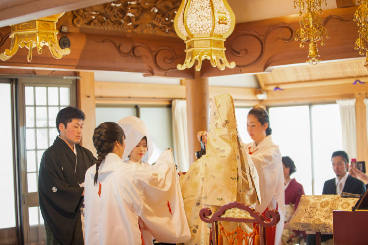 妙海寺の仏前結婚式