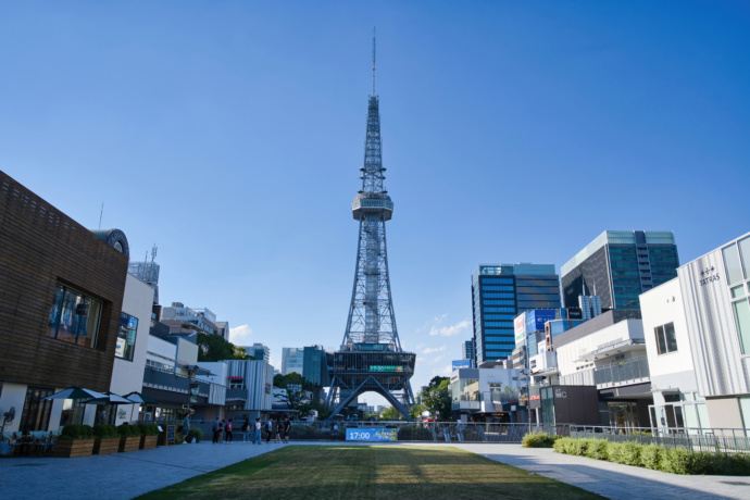 久屋大通パーク内にある名古屋テレビ塔