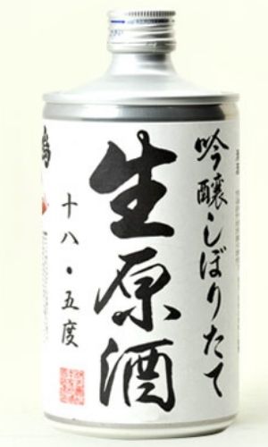 本家松浦酒造で一番人気のあるお酒「吟醸しぼりたて 生原酒」の缶