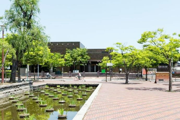 新潟市美術館と西大畑公園