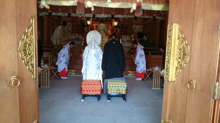 丹生川上神社上社の神前結婚式の流れ