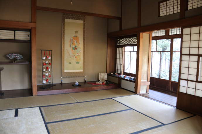 「野田市市民会館」として公開されている茂木佐平治邸の和室