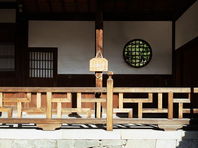 萬福寺にある卍字くずしデザインの勾欄