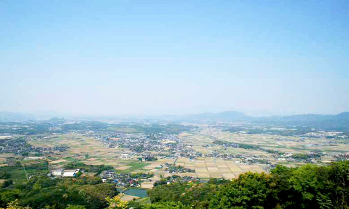 長谷山頂からの眺め