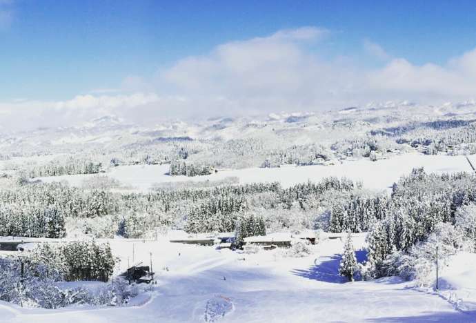 横根スキー場の風景