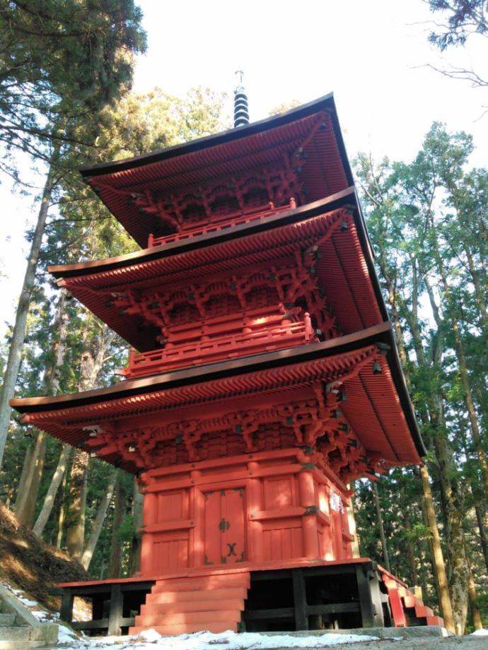 隠津島神社の三重塔