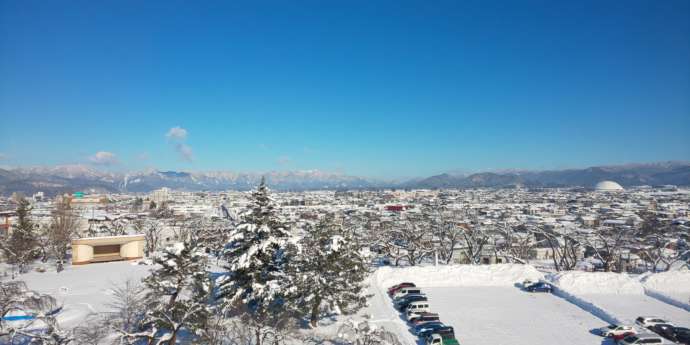 大館市の冬景色