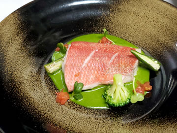 カフェフランセユキの魚料理