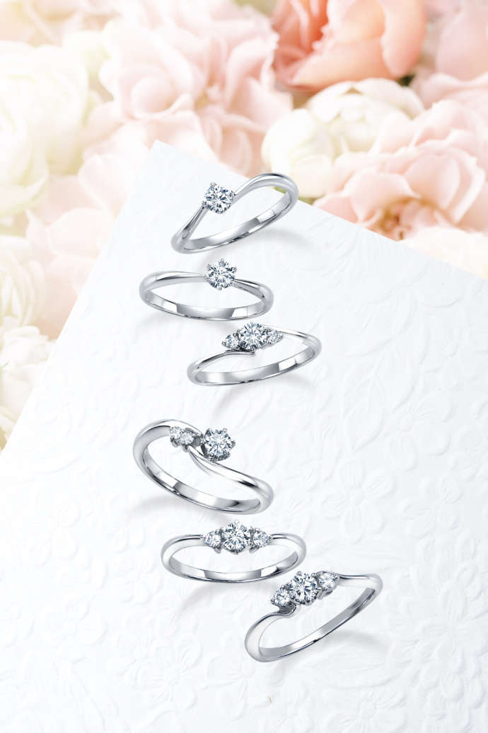 オーバーエクセレントの婚約指輪のデザイン例