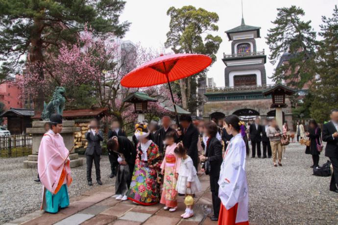尾山神社の神前結婚式