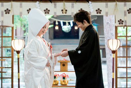 尾山神社の神前結婚式