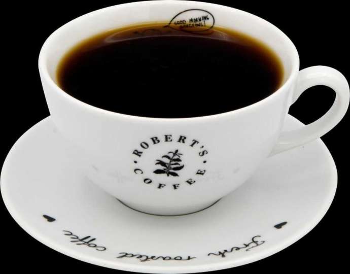 「ROBERT'S COFFEE 麻布十番店」の浅煎りコーヒー
