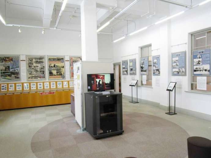 札幌市資料館「まちの歴史展示室」の様子