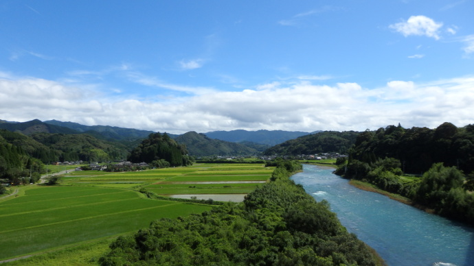 相良村の田園風景