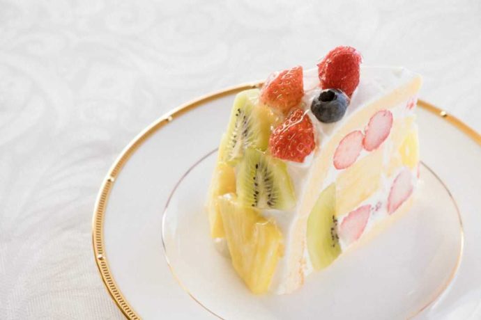 『海の舎』の果実のズコットケーキ