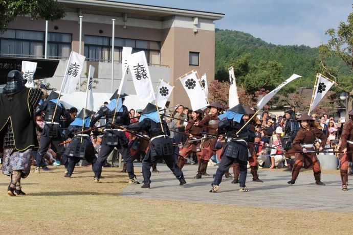 関ケ原町最大の戦国イベント「関ケ原合戦祭り」の一幕