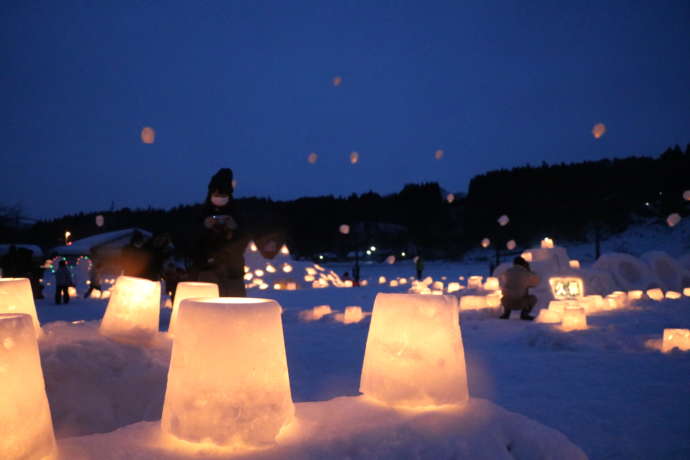 関川村で開催される七ヶ谷雪ほたる