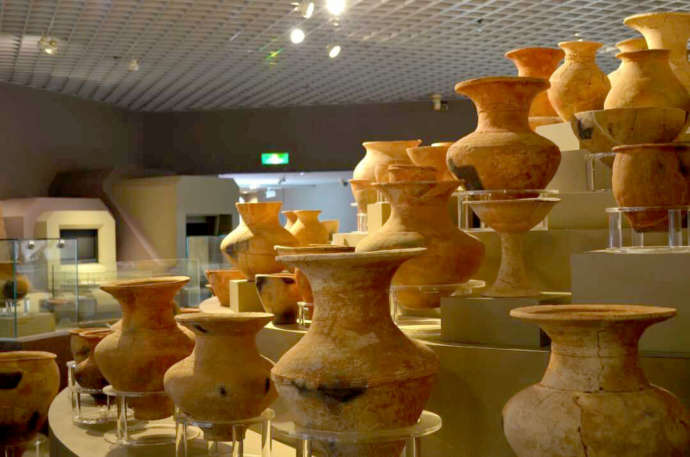 下関市立考古博物館に展示されている弥生土器